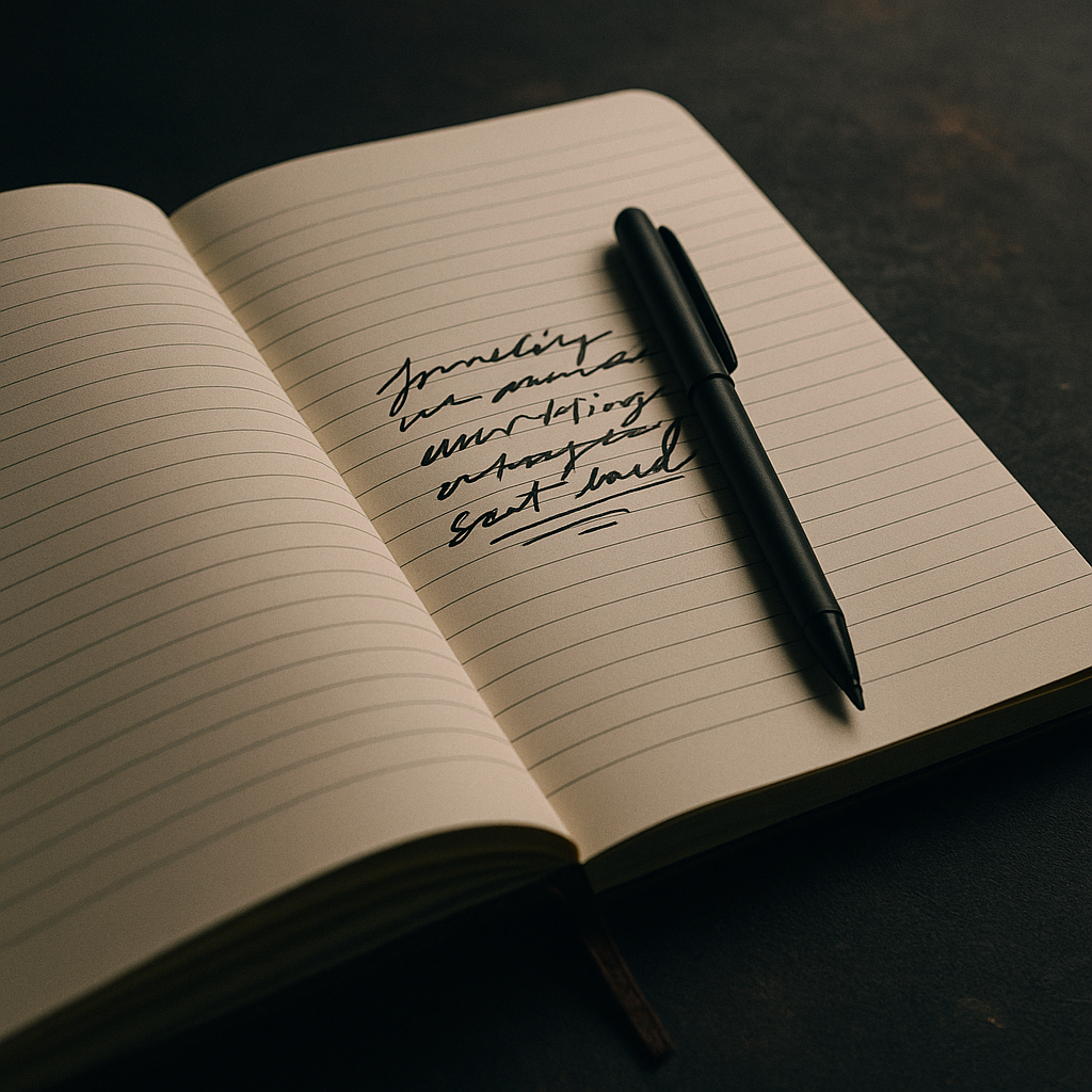 Journaling to Heal: Writing the Things I Can’t Say Out Loud