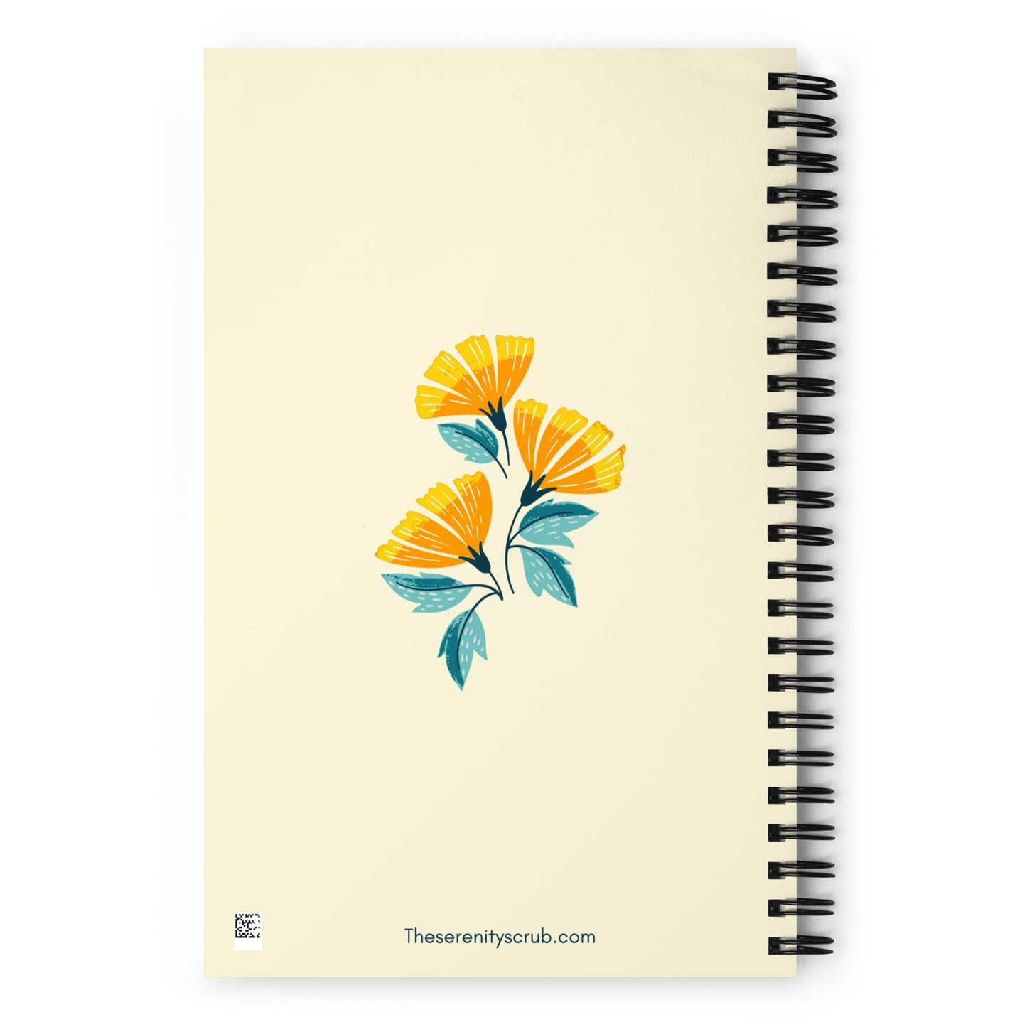 Floral Spiral notebook