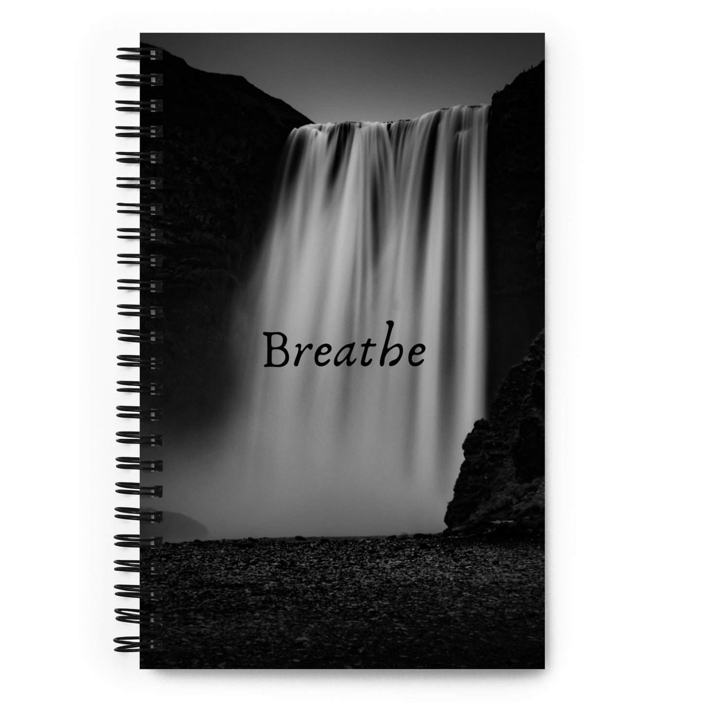 Breathe Spiral notebook