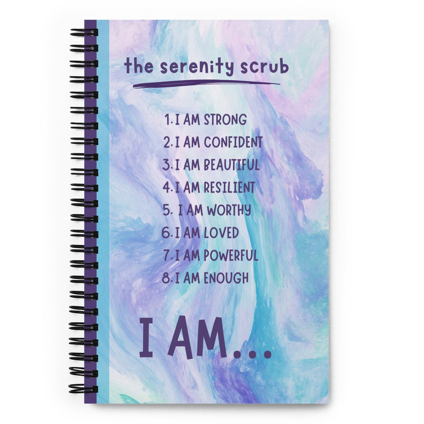 Affirmations Spiral notebook